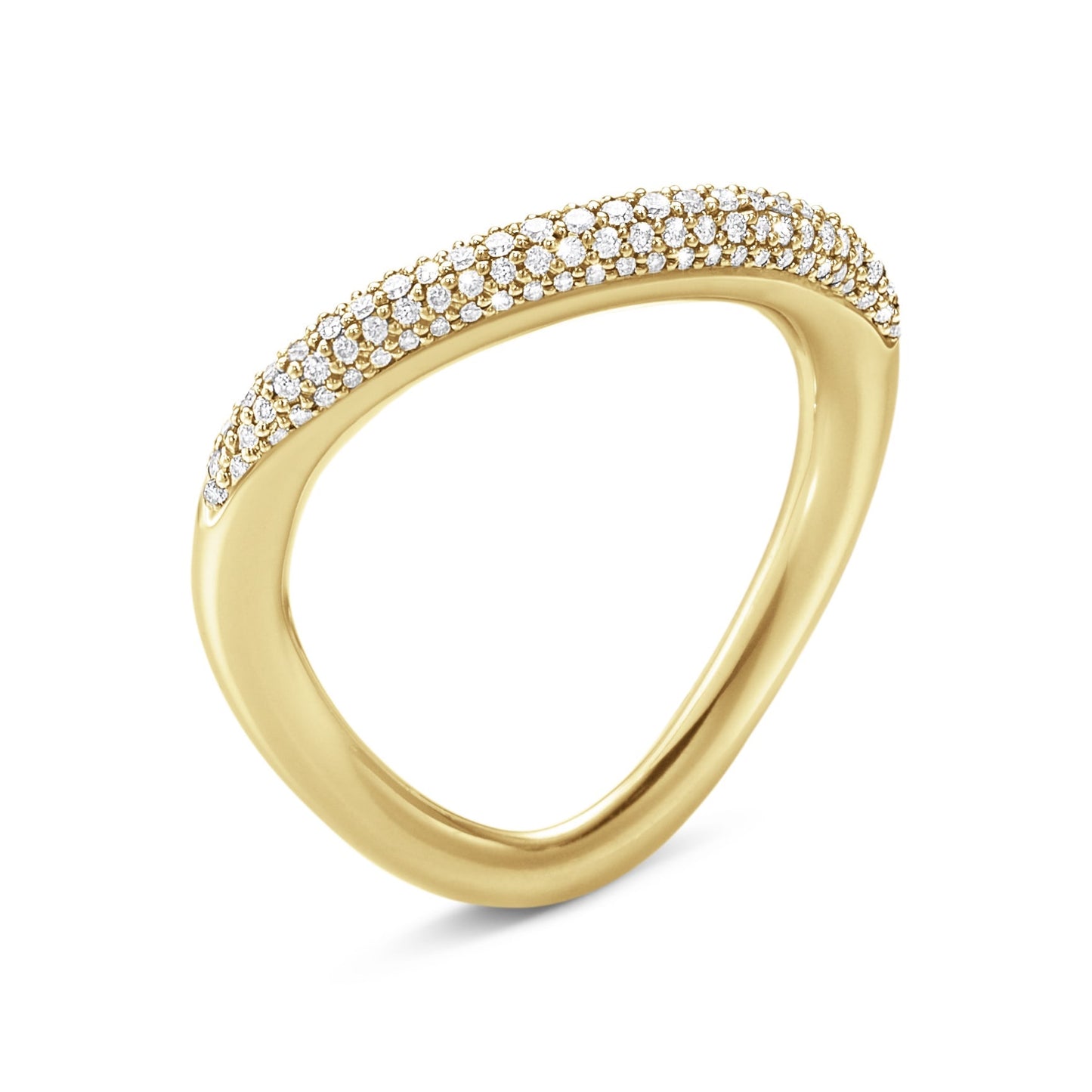 Offspring Ring | 18k Yellow Gold with Pavé Diamonds