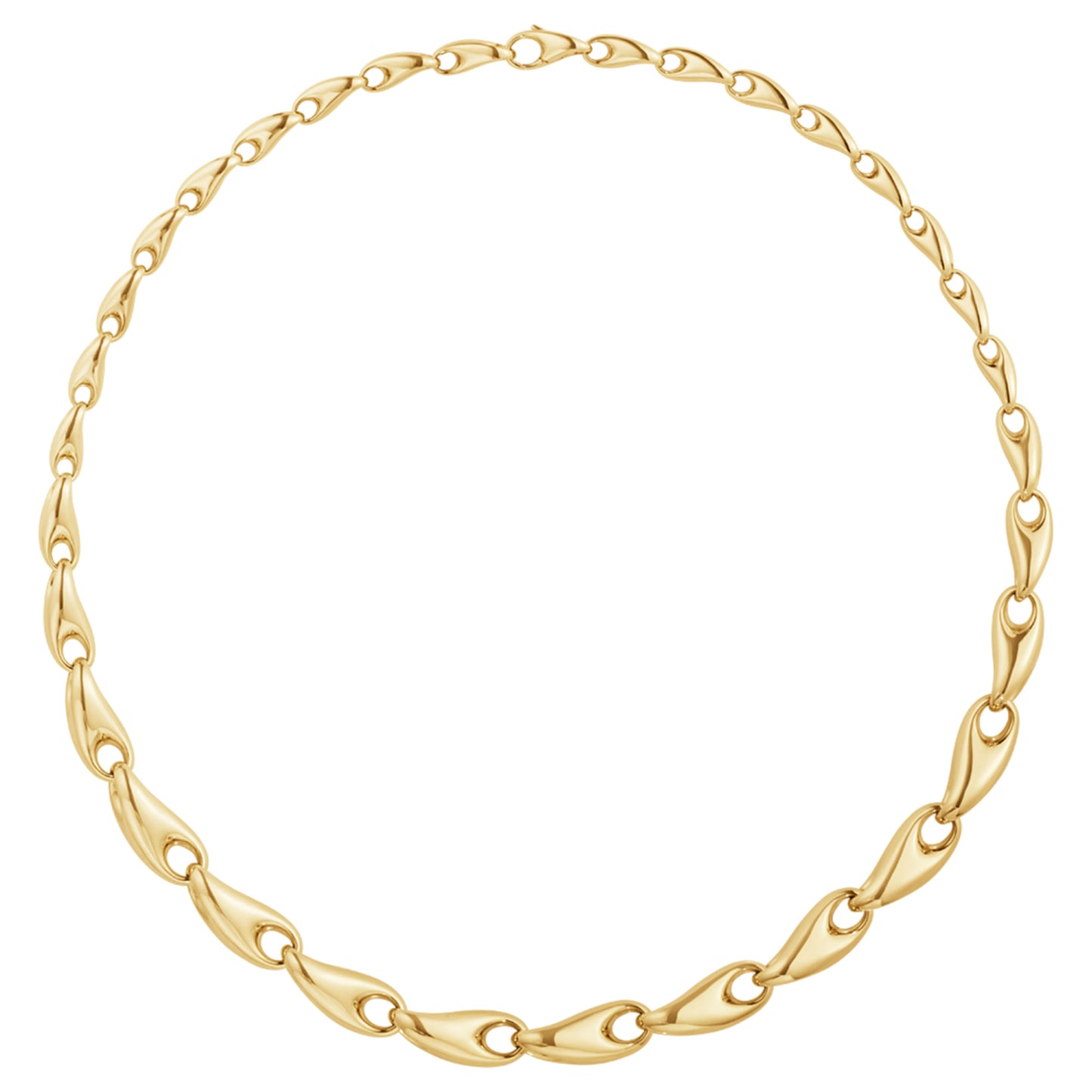 Reflect Link Necklace Large | 18k Yellow Gold