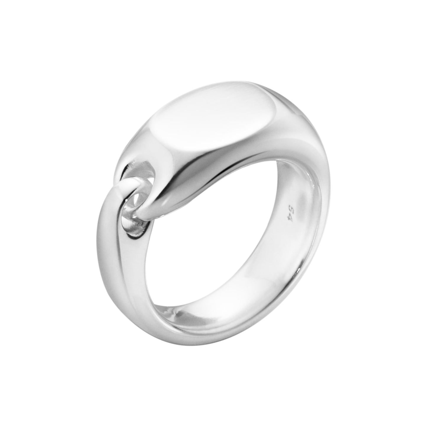 Reflect Signet Ring | Sterling Silver
