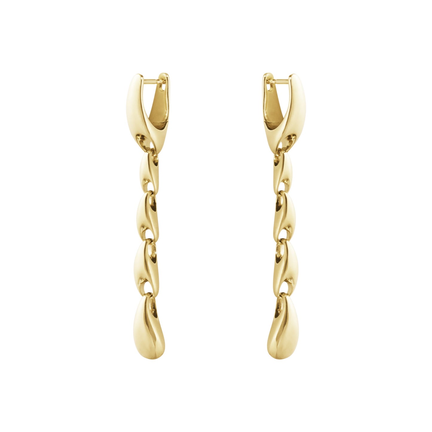 Reflect Link Earrings | 18k Yellow Gold