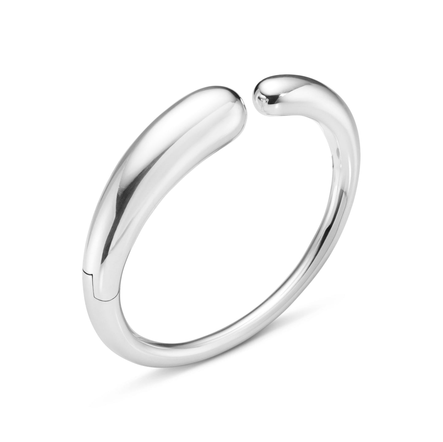 Mercy Hinged Bangle | Sterling Silver
