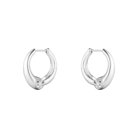 Reflect Earhoops Large | Sterling Silver