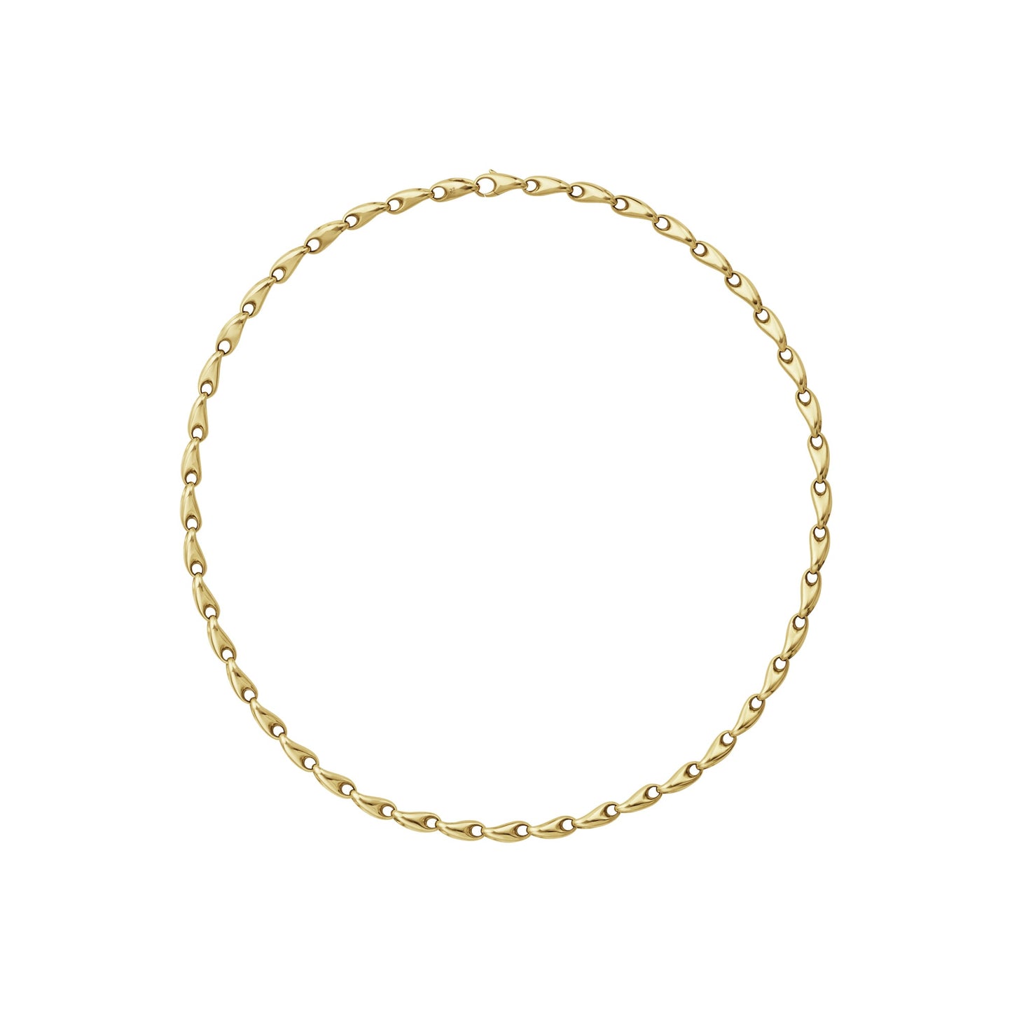Reflect Link Necklace Slim | 18k Yellow Gold