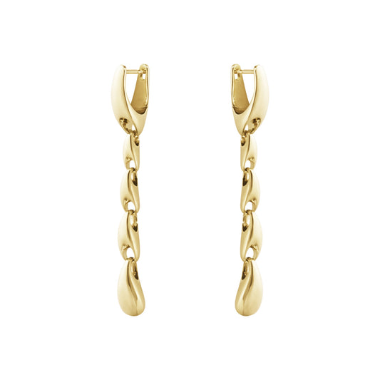 Reflect Link Earrings | 18k Yellow Gold