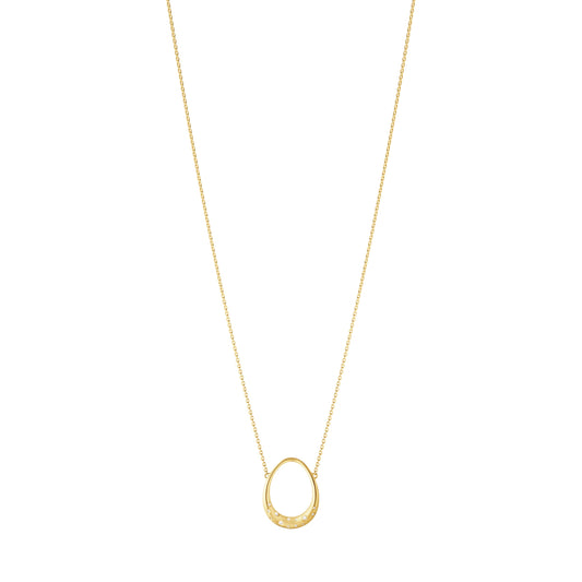 Offspring Small Pendant | 18k Yellow Gold with Diamonds