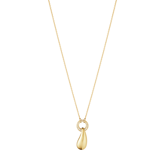 Reflect Pendant | 18k Yellow Gold with Diamonds