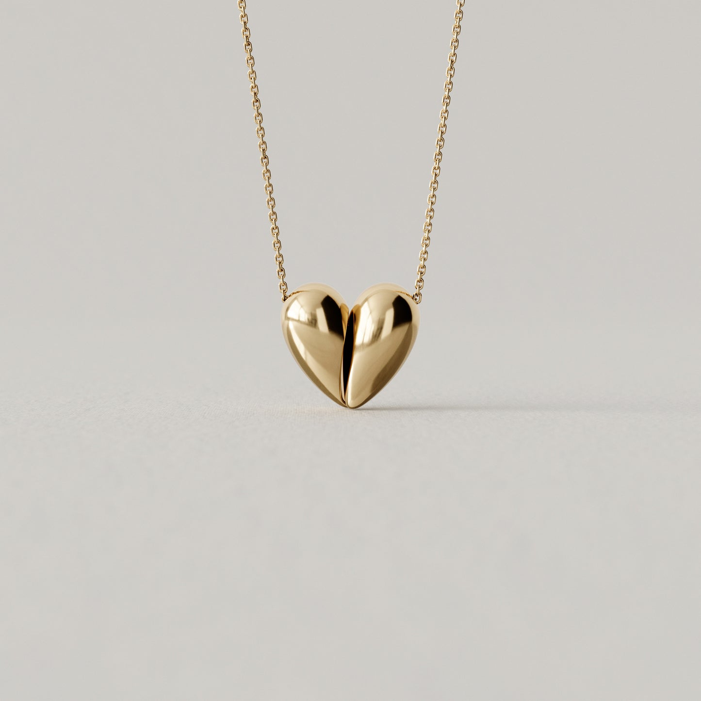 Black Love Small Pendant | 18k Yellow Gold