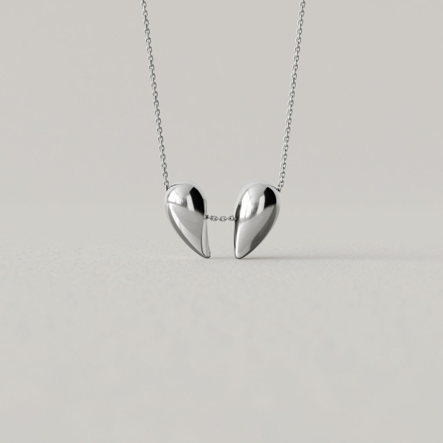 Black Love Small Pendant | Sterling Silver