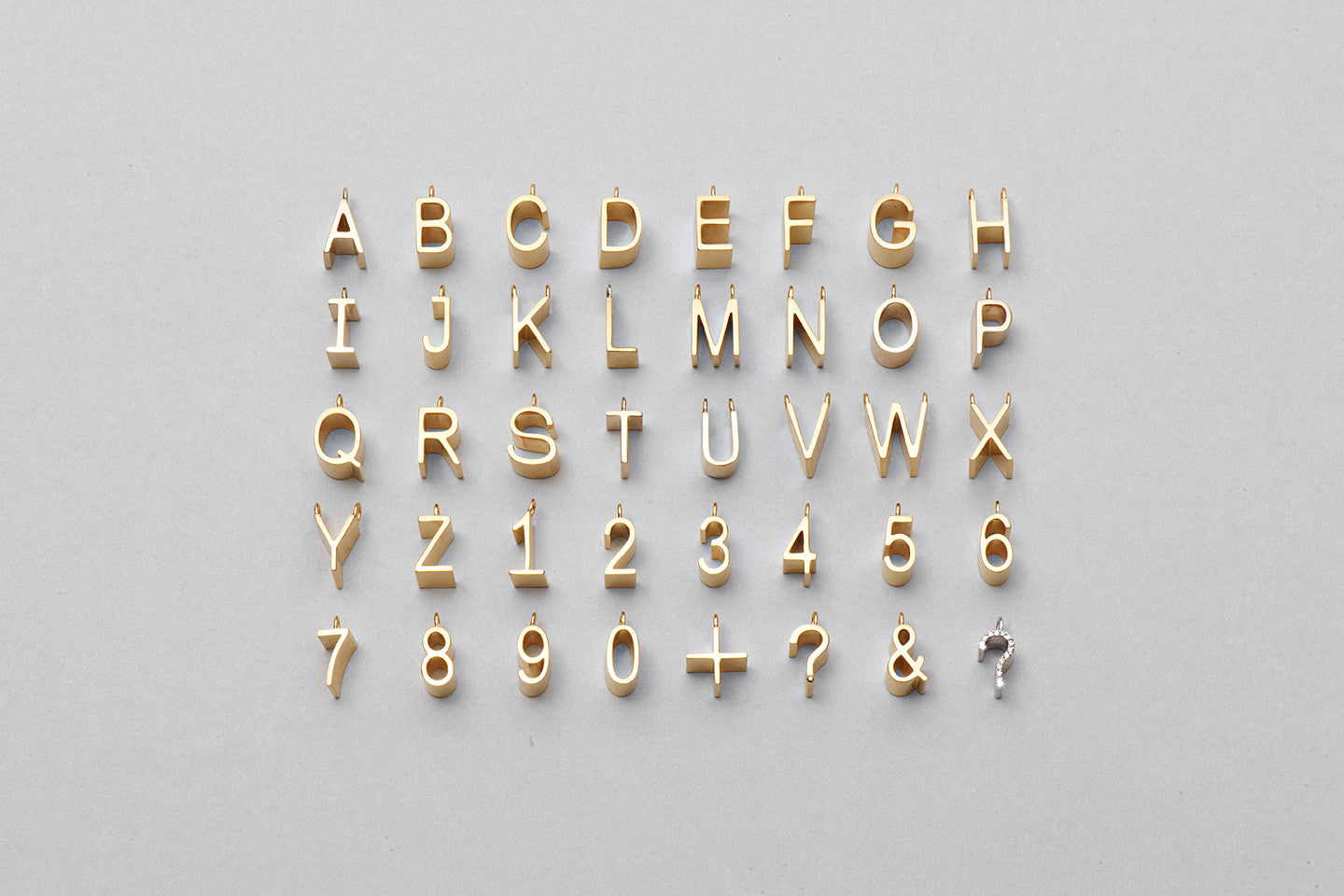 Alphabet | 18K Yellow Gold