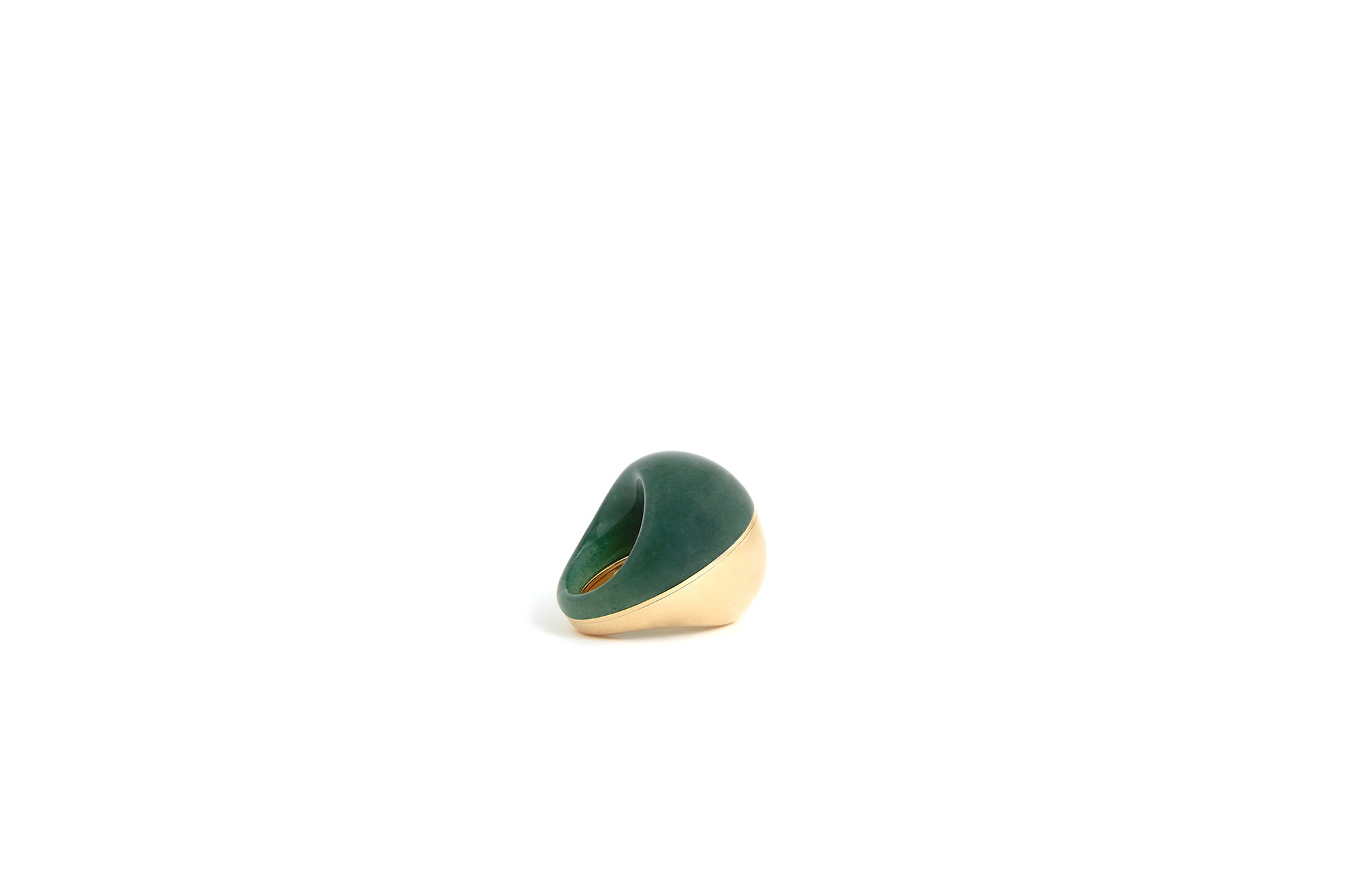 A Beautiful Life Ring | 18K Yellow Gold and Aventurine